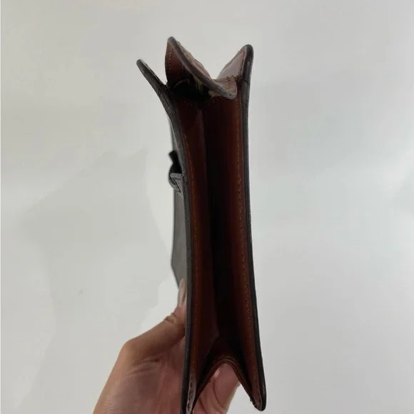 LOUIS VUITTON Monogram Pochette Homme Clutch Bag EUC🤎💛🤎💛TH0942 - Picture 4 of 12